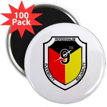 9CB - M01 - 01 - 9th Communication Battalion - 2.25" Magnet (100 pack) - Click Image to Close